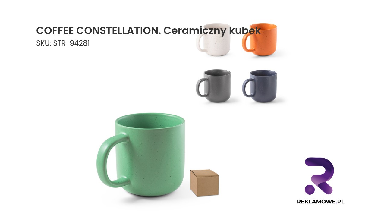 Ceramiczny kubek z motywem Coffee Constellation