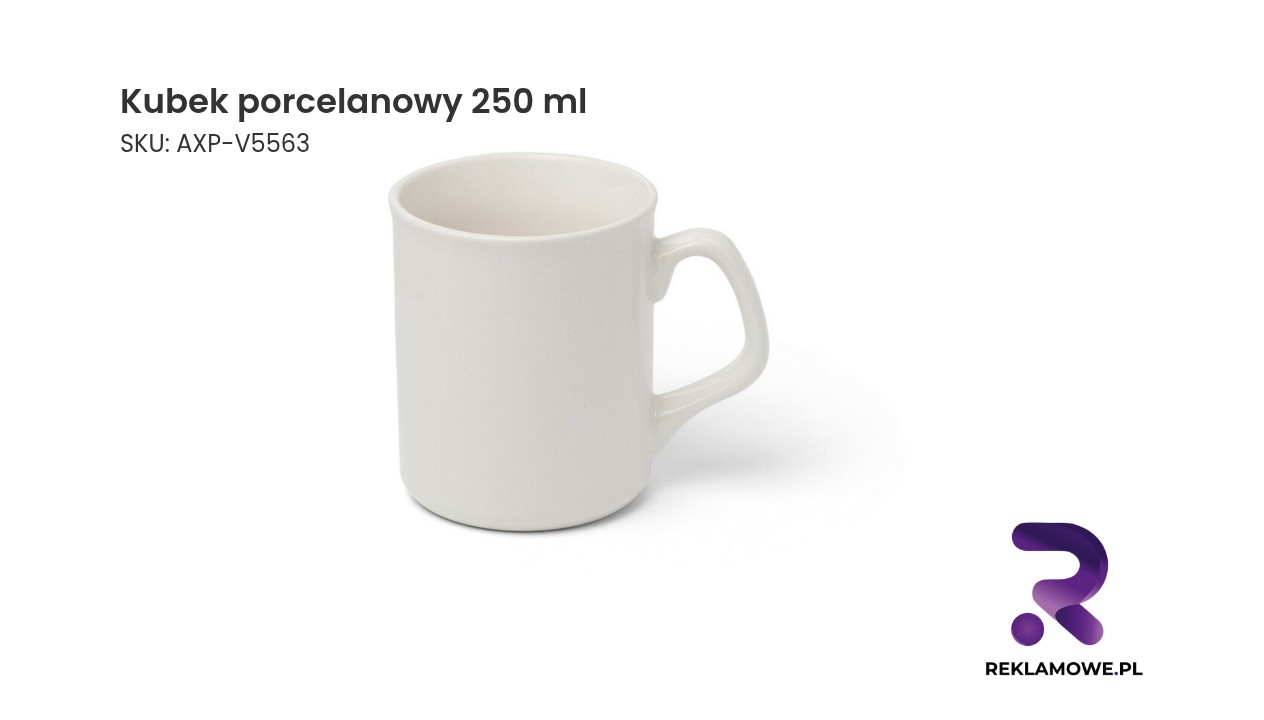 Porcelanowy kubek o pojemności 250 ml