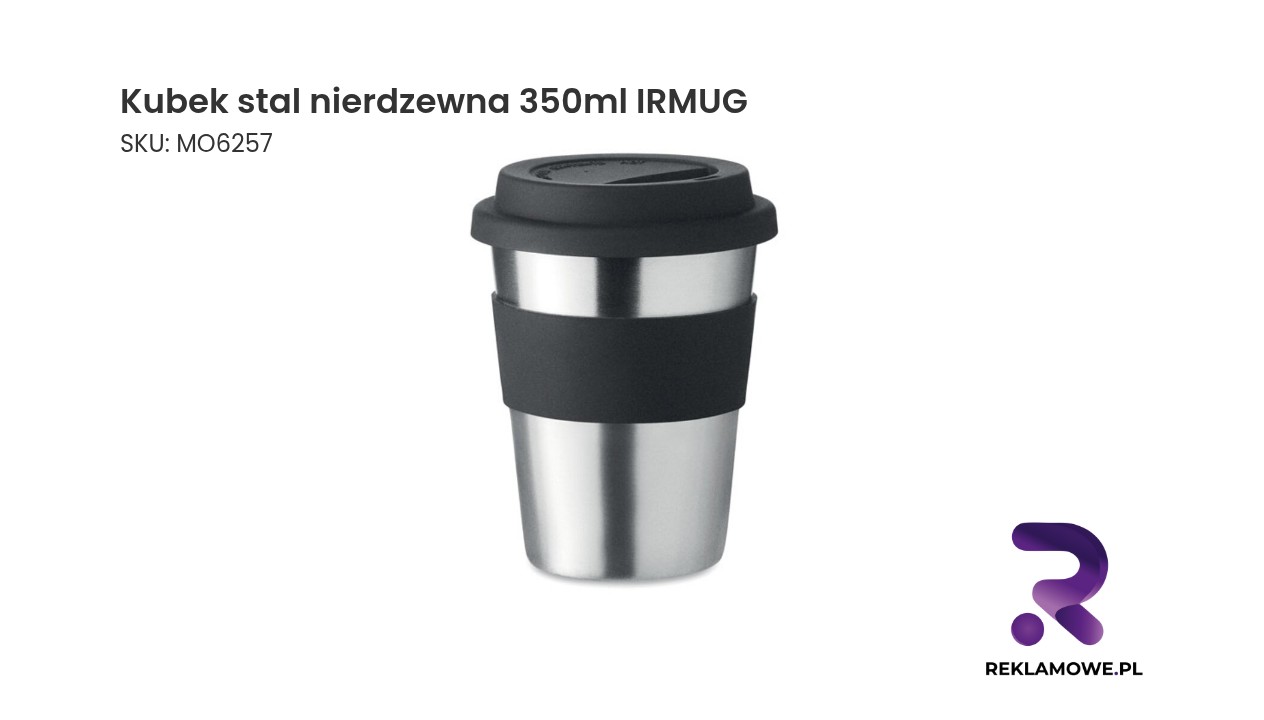 Kubek z stali nierdzewnej o pojemności 350ml marki IRMUG