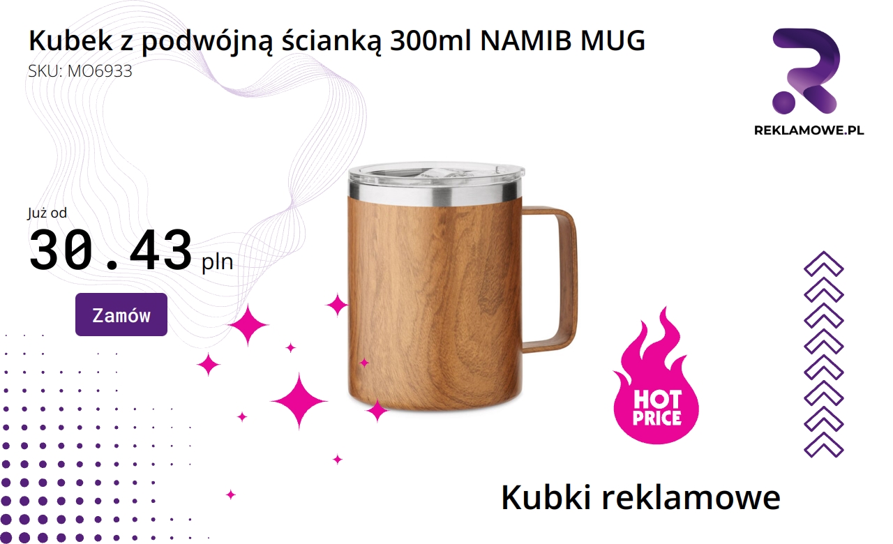 Kubek NAMIB MUG z podwójną ścianką 300ml