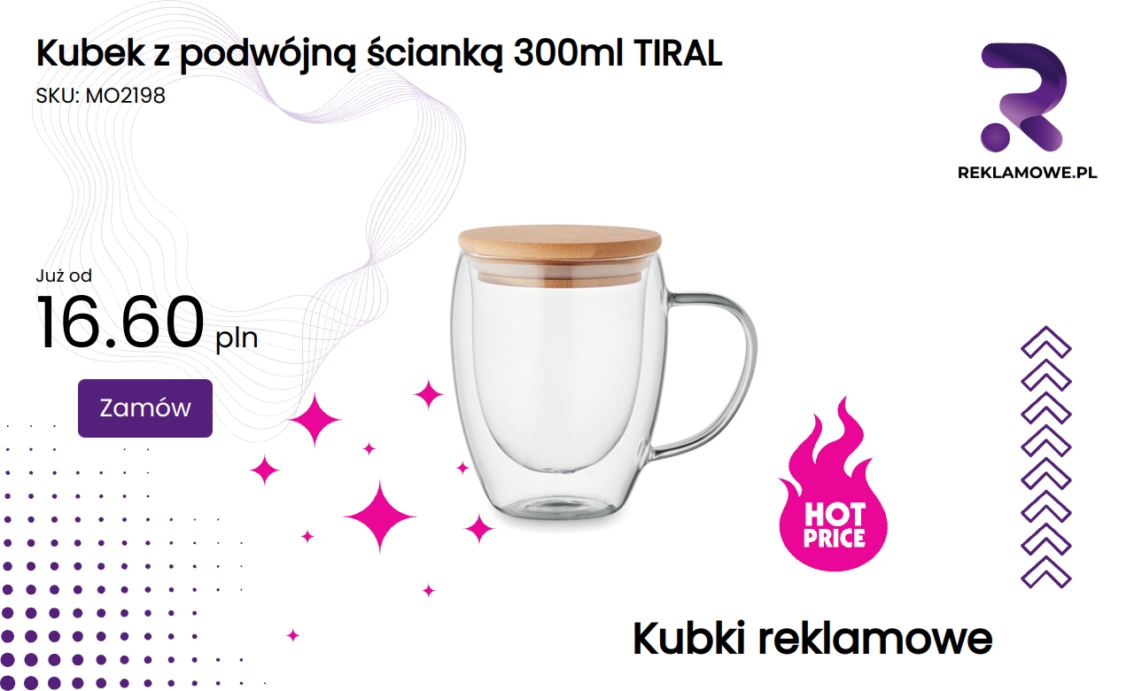 Kubek z podwójną ścianką 300 ml TIRAL