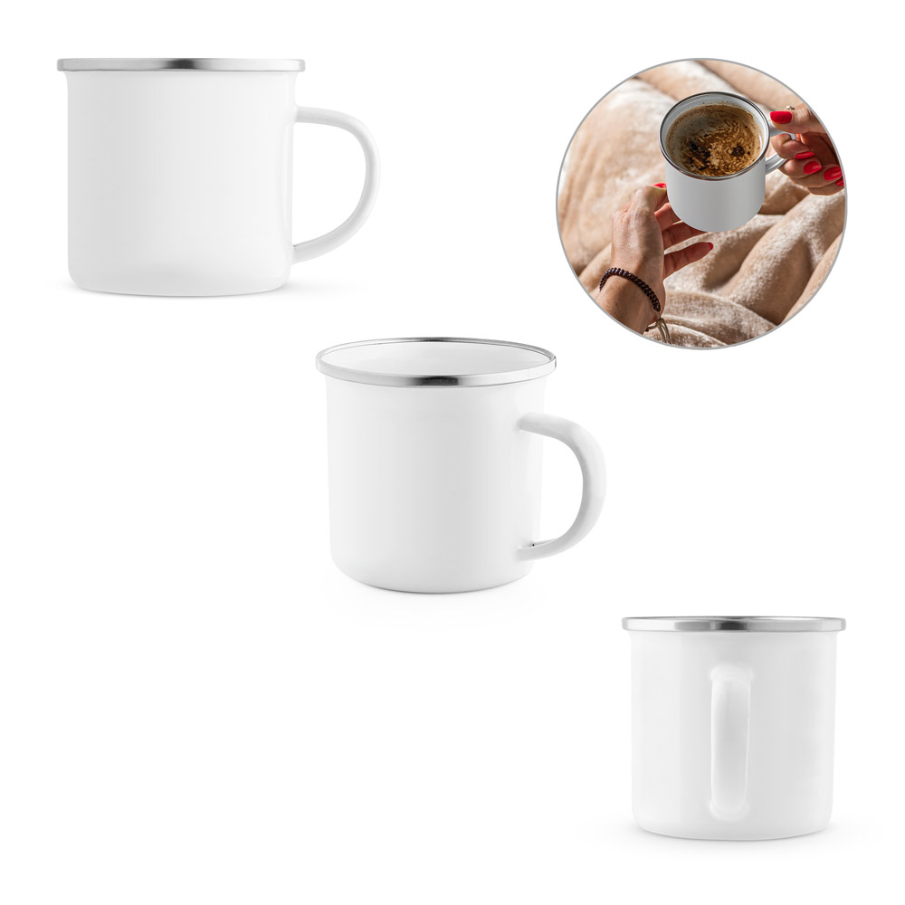 GOTZE SUB. Kubek emaliowany przeznaczony do znakowania metodą sublimacji 350 mL 94319_set