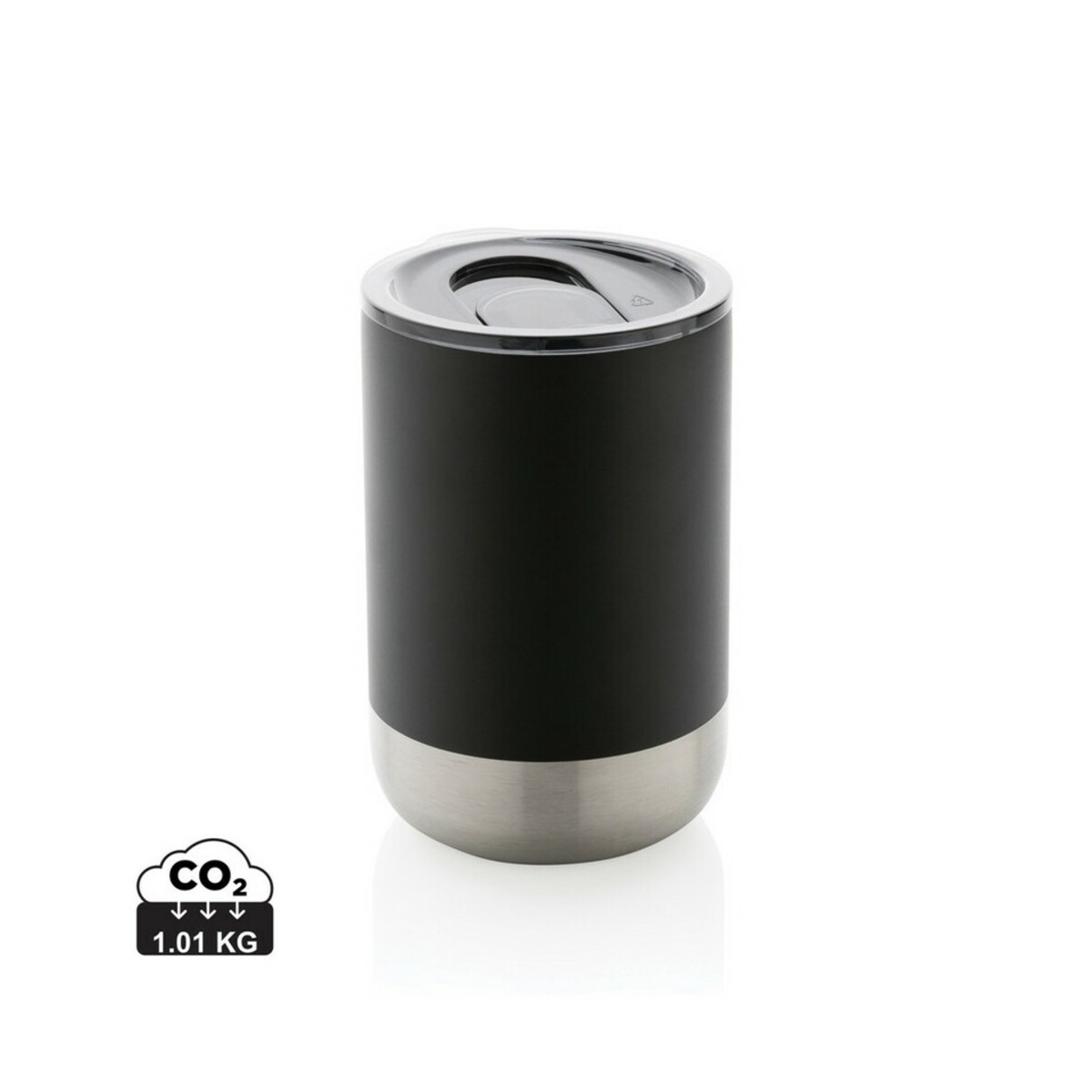 Kubek termiczny 360 ml, stal nierdzewna z recyklingu P433.061_S_0
