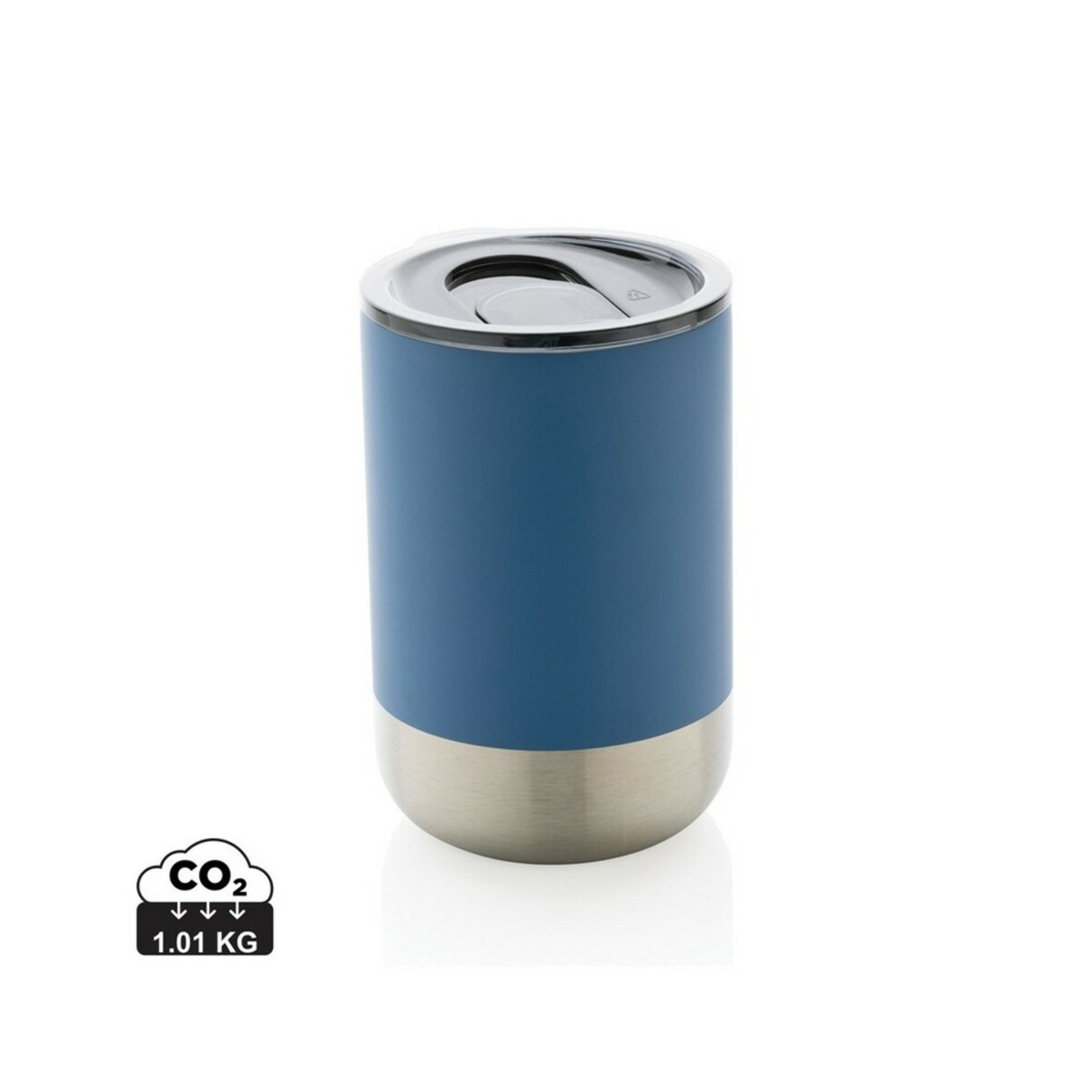 Kubek termiczny 360 ml, stal nierdzewna z recyklingu P433.061_S_0