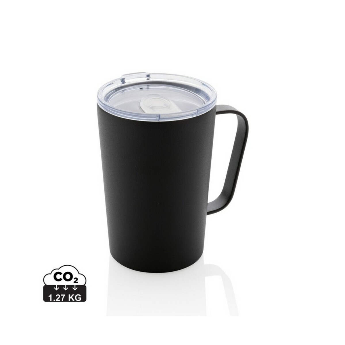 Kubek termiczny 420 ml, stal nierdzewna z recyklingu P433.051_S_0