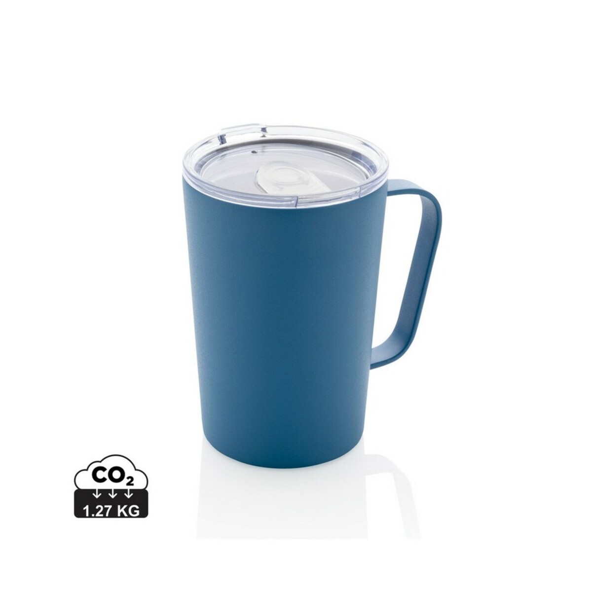 Kubek termiczny 420 ml, stal nierdzewna z recyklingu P433.051_S_0