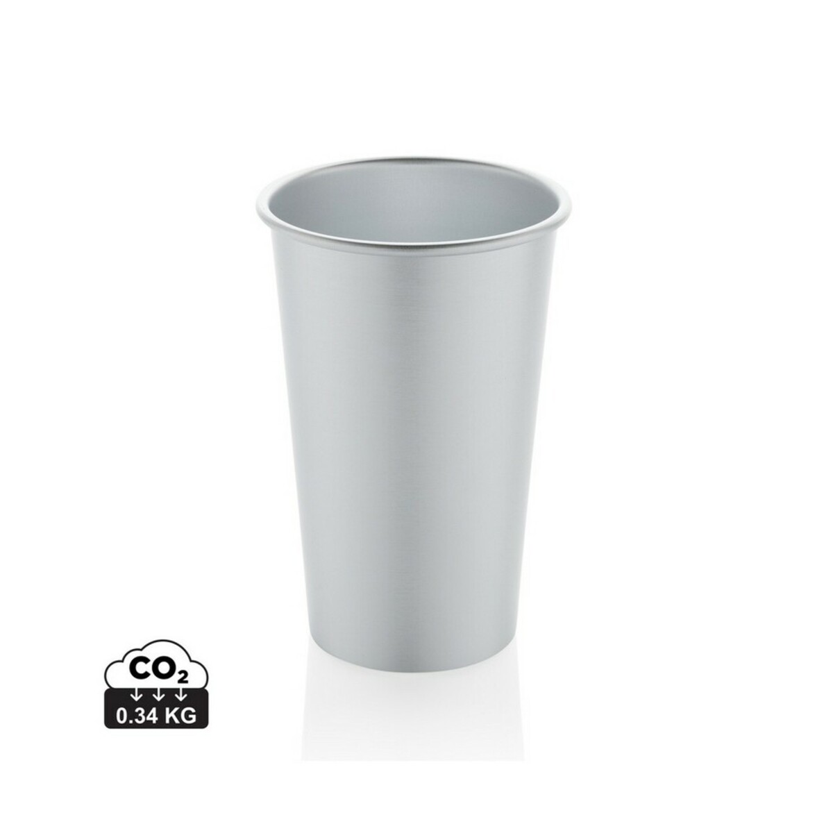 Lekki kubek podróżny 450 ml Alo, aluminium z recyklingu P437.200_S_0