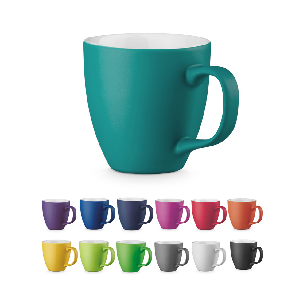 PANTHONY MAT. Porcelanowy kubek z hydroglazurą o pojemności 450 ml 94045_set