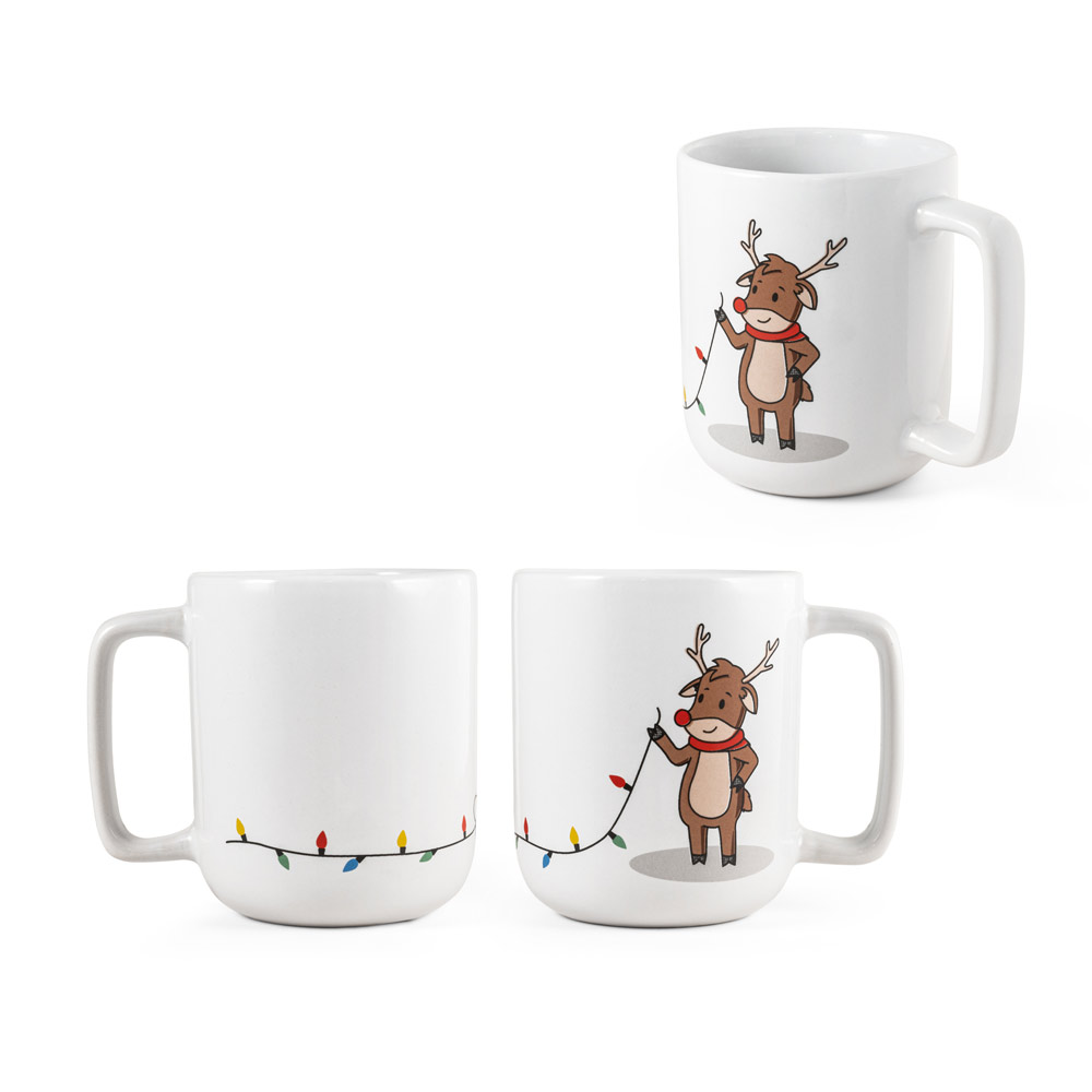 REINDEER. Kubek z nadrukiem świątecznym 330 ml 94282_set