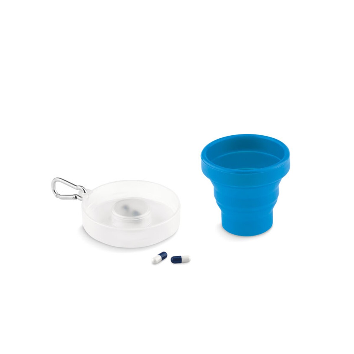 Składany kubek silikonowy CUP PILL mo9196-04