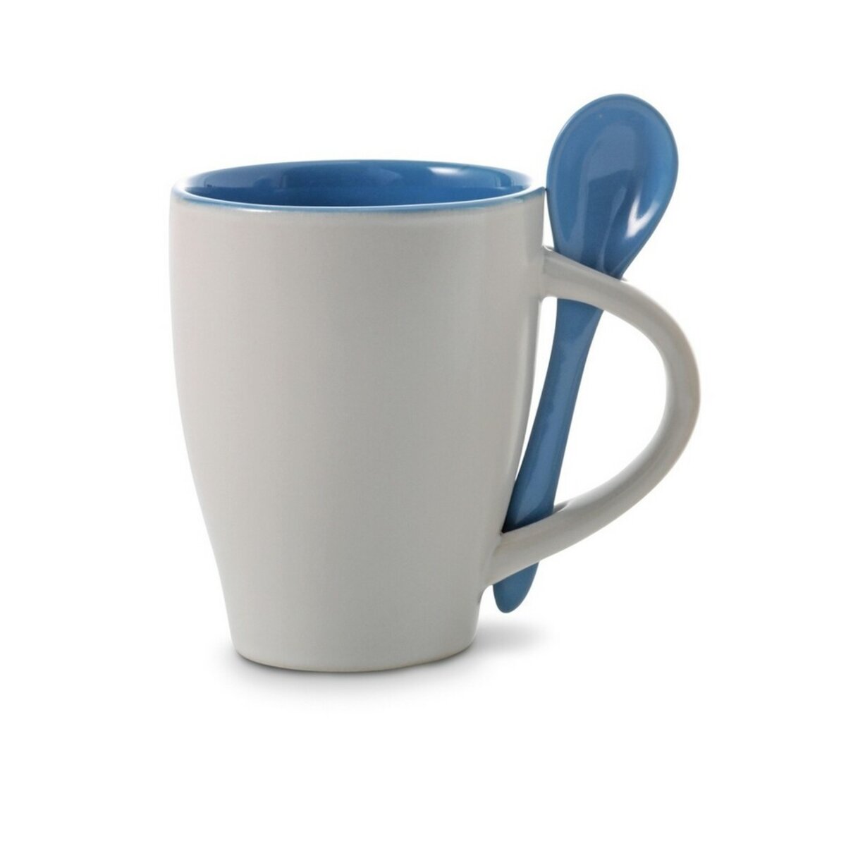 Kubek ceramiczny 300 ml z łyżeczką V5269-04_AAA01