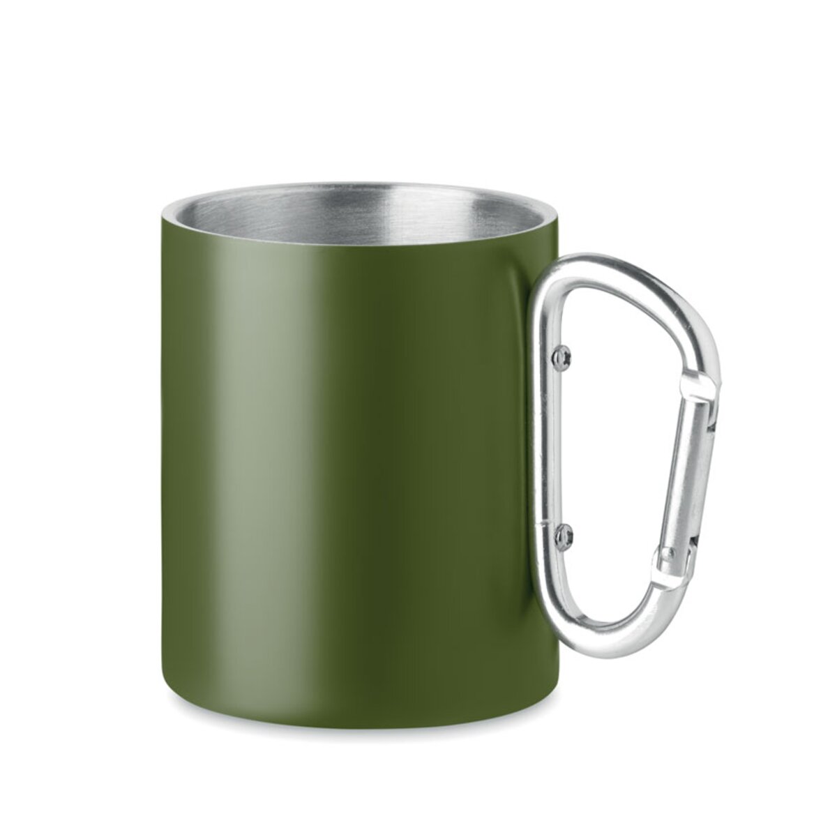 Metalowy dwuścienny kubek300ml TRUMBA mo6873-03