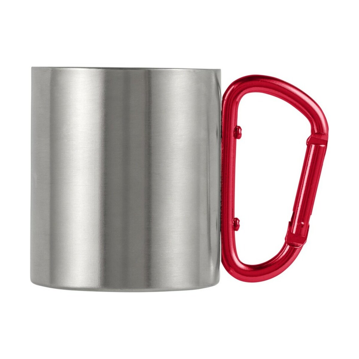 Metalowy kubek 185 ml z karabińczykiem V0646-03_AAA01