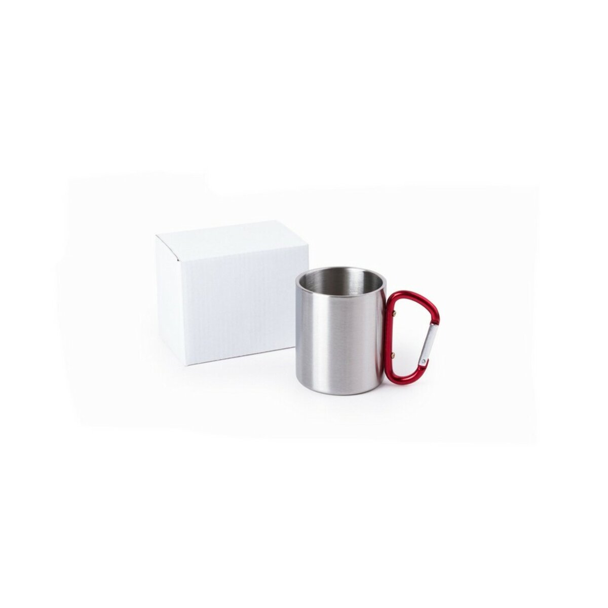 Metalowy kubek 210 ml z karabińczykiem V8437.A-03_ISR01