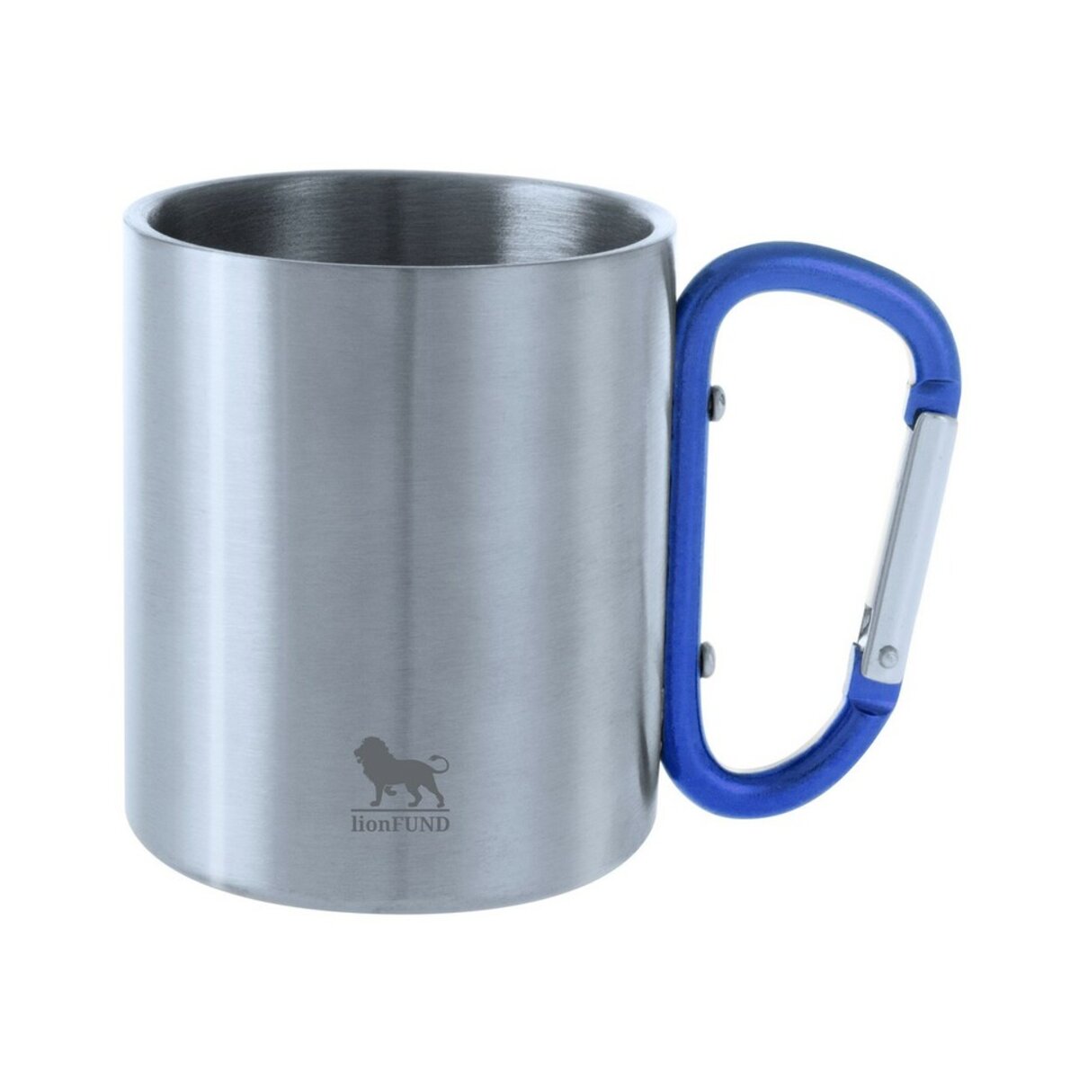 Metalowy kubek 210 ml z karabińczykiem V8437.A-03_ISR01